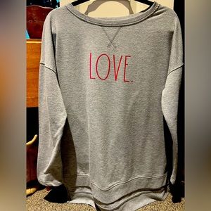 Thin sweatshirt, long women’s medium LOVE